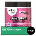 Salon Line Argan Oil Médio Creme Alisante 500g